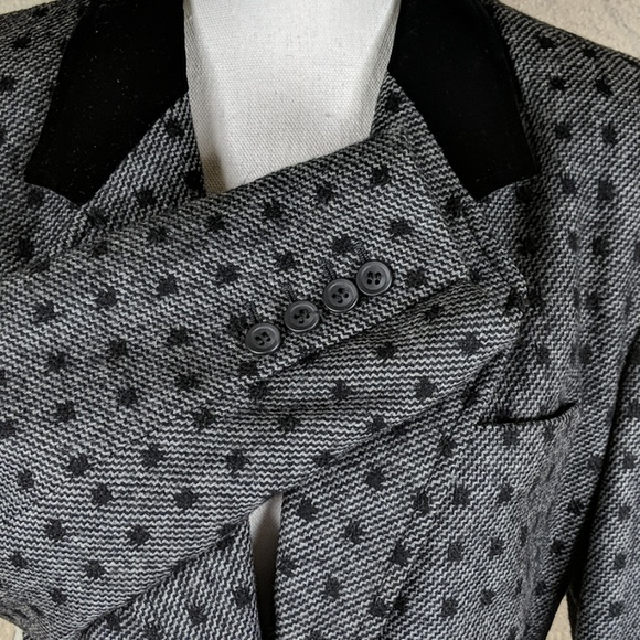 Stunning Escada Wool Blazer Velvet Collar Size 40 - Picture 5 of 8